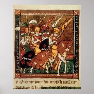 Poster Franco 9084 f.20v: Cavaleiros a cavalo