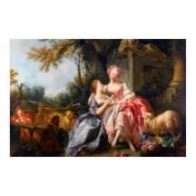 Francois Boucher A Billet Dou rococo damart