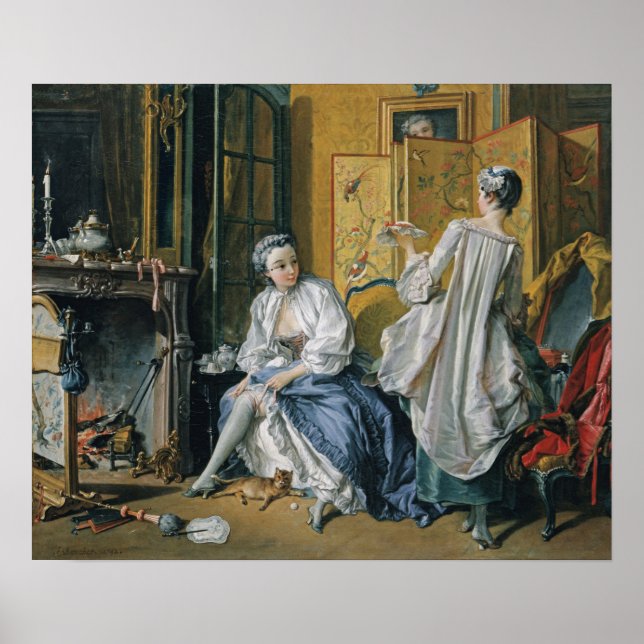 Poster François Boucher - A sanita, 1742 (Frente)