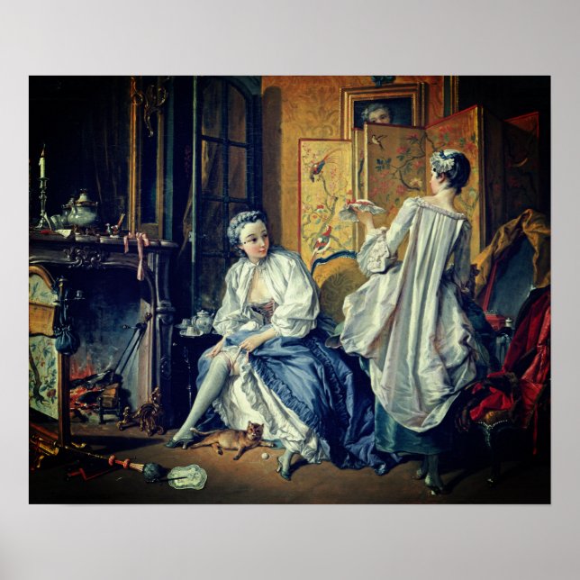 Poster François Boucher –  La toilette – 1742 (Frente)