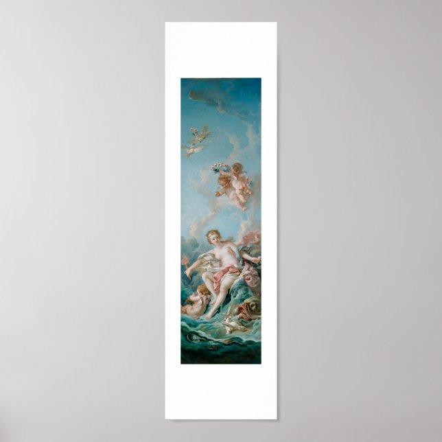 Poster François Boucher – Venus on the Waves 1769 (Frente)