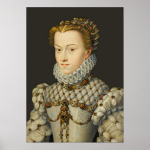 Poster Francois Clouet - Elisabeth da Áustria