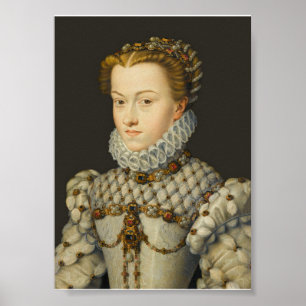 Poster Francois Clouet - Isabel da Áustria