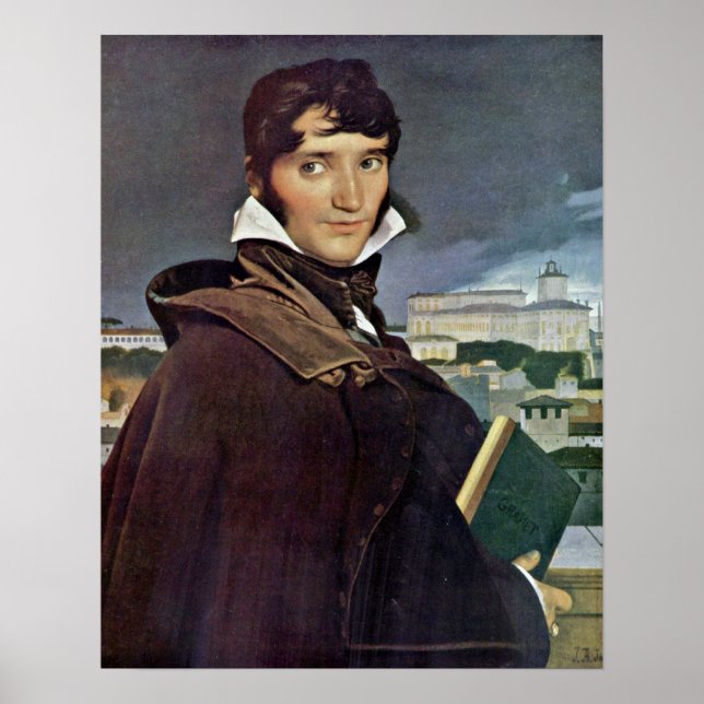 Poster Francois-Marius Granet por Jean Auguste Ingres (Frente)