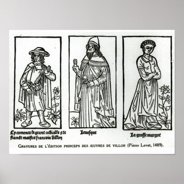 Pôster Francois Villon (Frente)