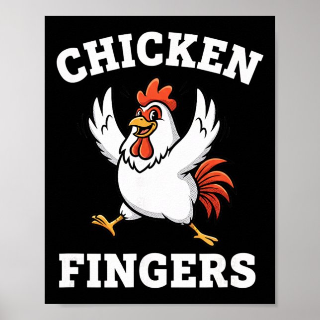 Poster Frango, Dedos de Frango Para Sempre  (Frente)