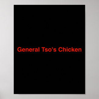Poster Frango do General Tso