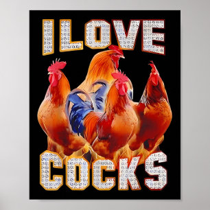 Poster Frango I Love S