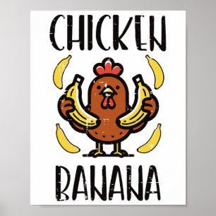 Poster Frango Nana Música Dança Fruta Crianças Juventude 