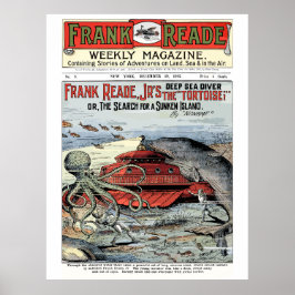 Poster Frank Read Jr Futurist Sci-Fi, Edição 1-8, 1902