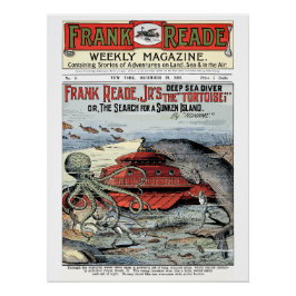 Pôster Frank Read Jr Futurist Sci-Fi, Edição 1-8, 1902