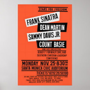 Poster Frank Sinatra - Dean Martin - Sammy Davis, Jr