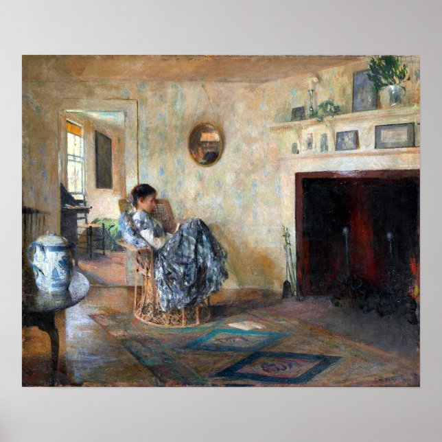 Poster Frank W. Benson Rainy Day (Frente)