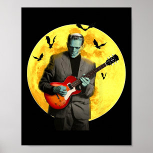 Poster Frankenguitar Pede Violão Elétrico