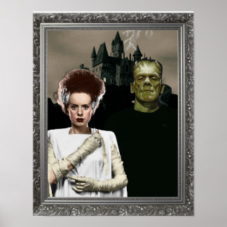 Poster Frankenstein e sua Noiva
