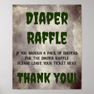 Poster Frankenstein Fralda Raffle
