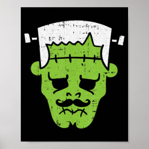 Poster Frankenstein Lazy Halloween Figurume Horror Filme