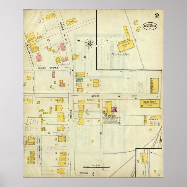 Pôster Frankfort, Kentucky 8 (Frente)