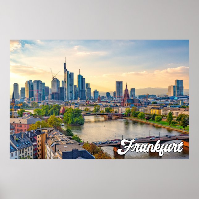 Poster Frankfurt, Alemanha (Frente)