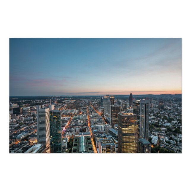 Pôster Frankfurt am Main Alemanha (Frente)