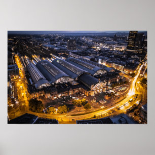 Poster Frankfurt am Main Hauptbahnhof FFM HBF