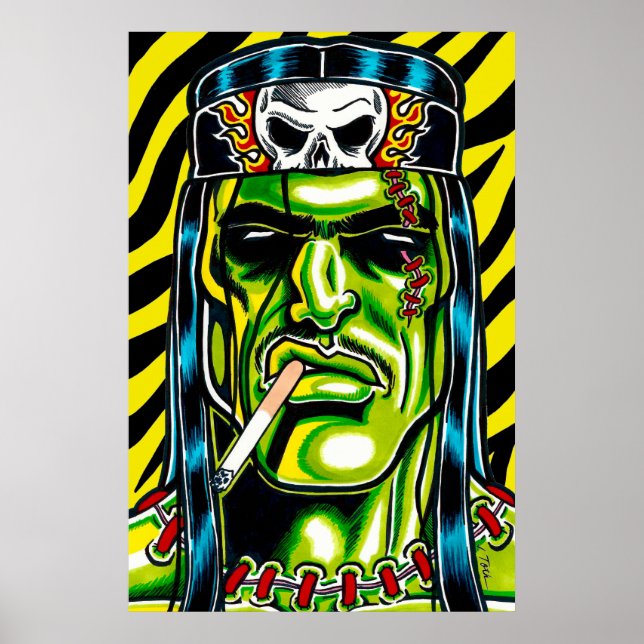 Poster Frankie Rápido™/Monstro do Heavy Metal (Frente)