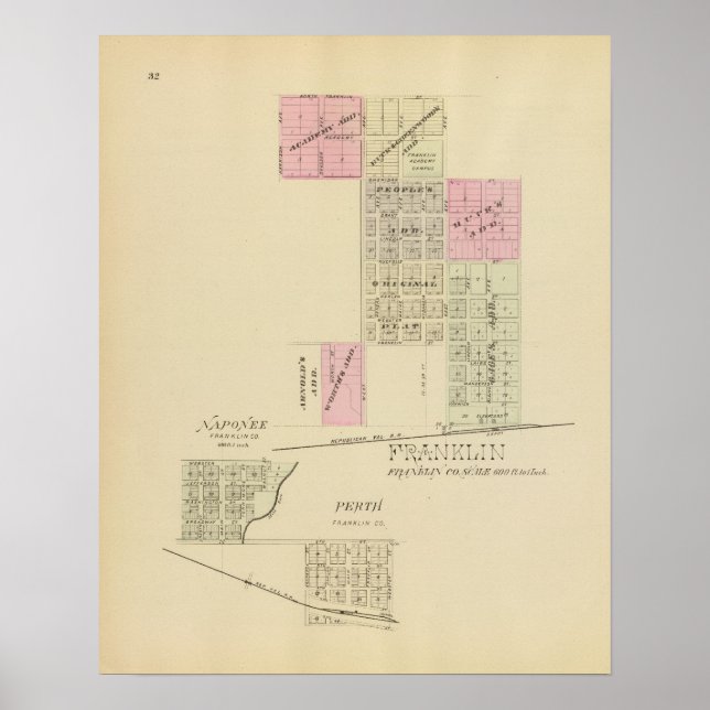 Pôster Franklin, Nebraska (Frente)
