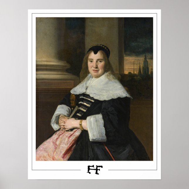 Poster Frans Hals Cartaz de Arte Zedign #15 (Frente)