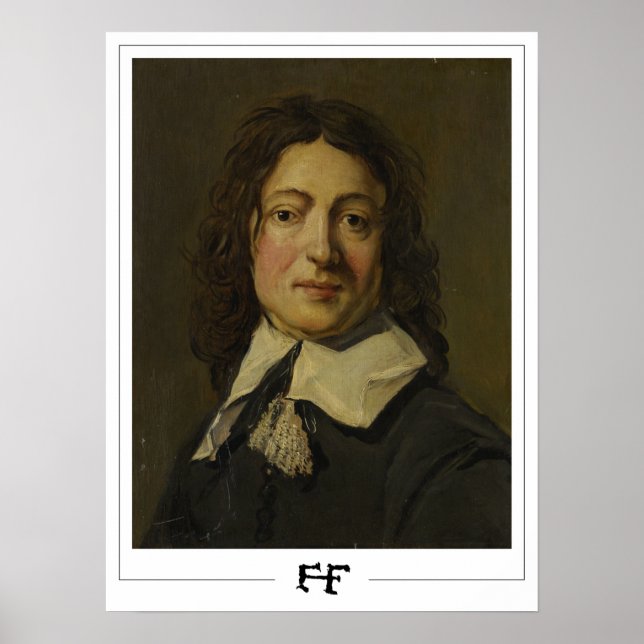Poster Frans Hals Cartaz de Arte Zedign #265 (Frente)