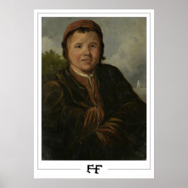 Poster Frans Hals Cartaz de Arte Zedign #268