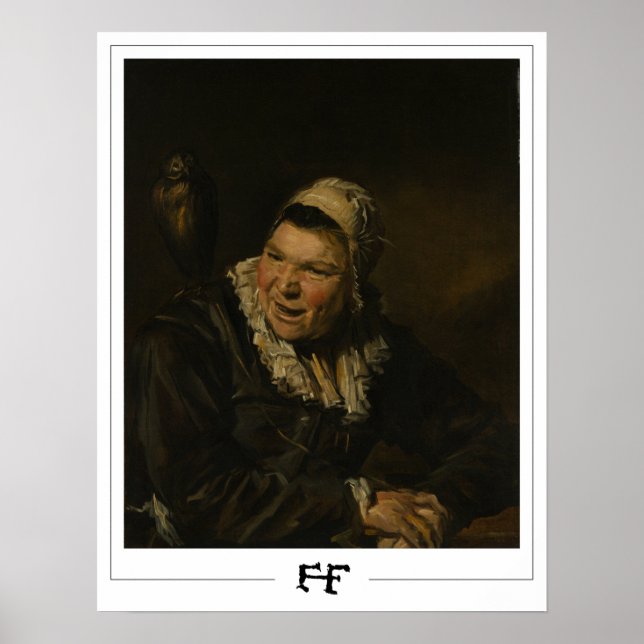 Poster Frans Hals Cartaz de Arte Zedign #282 (Frente)