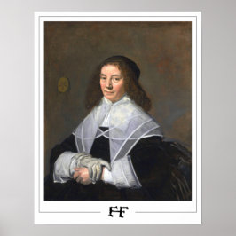 Poster Frans Hals Cartaz de Arte Zedign #297