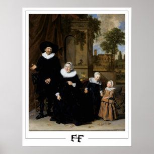 Poster Frans Hals Cartaz de Arte Zedign #5