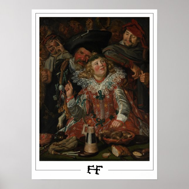 Poster Frans Hals Zedign Cartaz de Arte #147 (Frente)