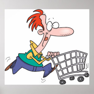 Poster Frantic Shopper