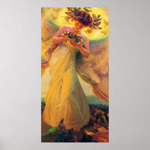 Poster Franz Dvorak - Anjo das Aves - 1910