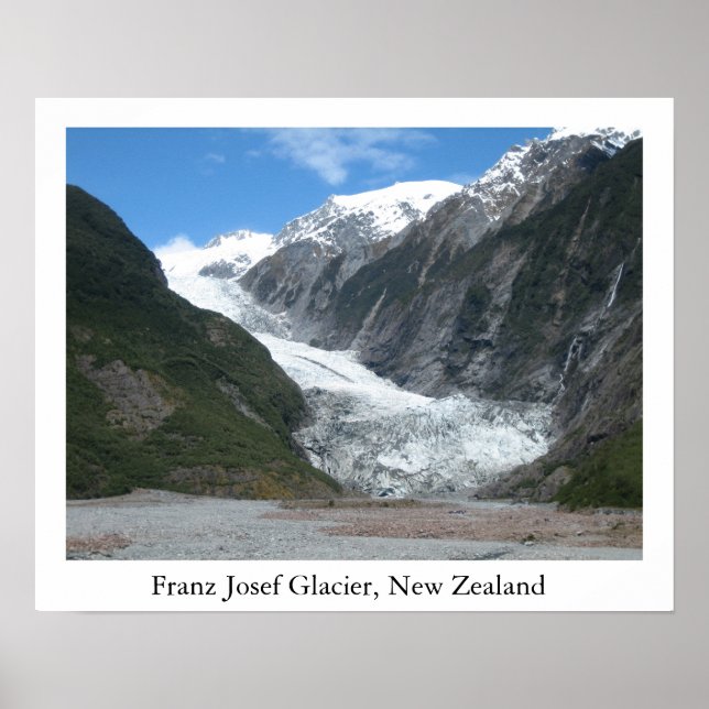 Pôster Franz Josef Glacier, Nova Zelândia (Frente)