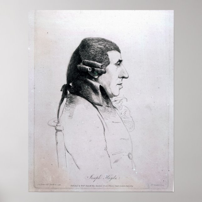 Pôster Franz Joseph Haydn, 1809 (Frente)