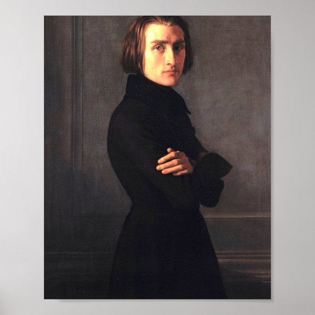 Poster Franz Liszt Portrait (Frente)