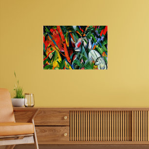 Poster Franz Marc - Na Chuva - 1912