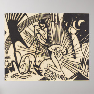 Pôster Franz Marc   Reconciliation Versoehnung