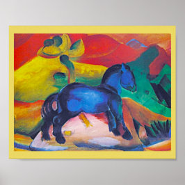 Poster Franz Marc, The Blue Pony, Art