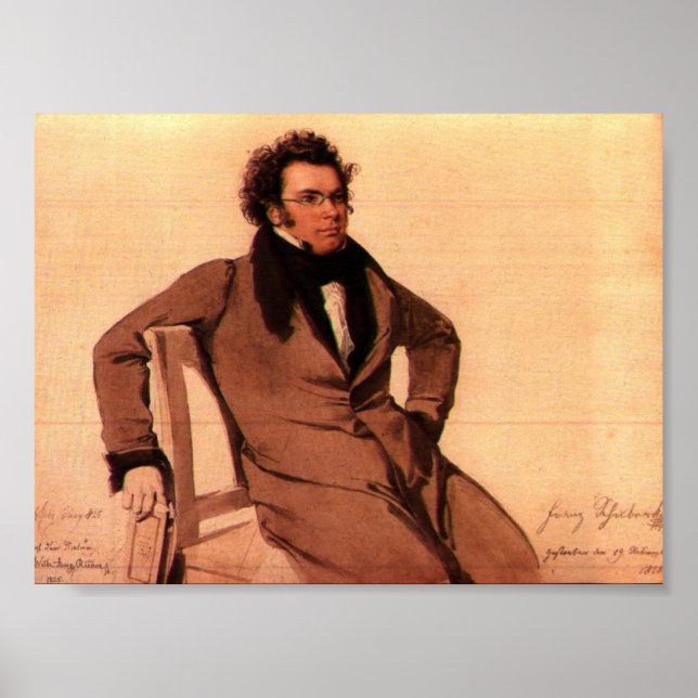 Poster Franz Schubert (Frente)