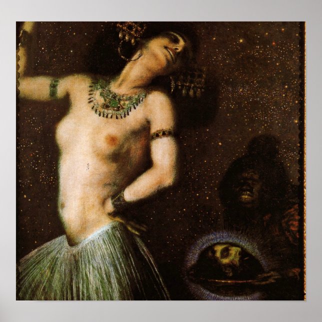 Pôster Franz Stuck - Salome (Frente)