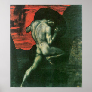 Pôster Franz von Colagem - Sisyphus