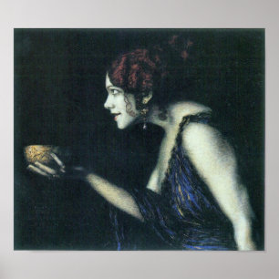 Poster Franz von Stuck - Tilla Durieux como Circe