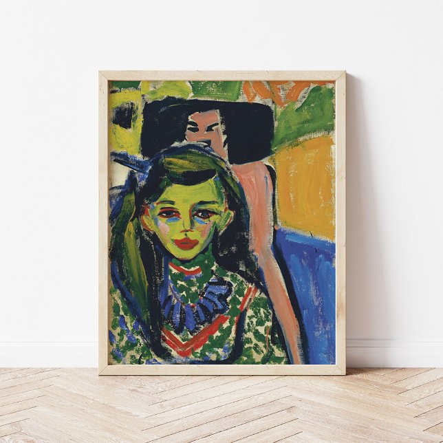 Poster Fränzi | Ernst Ludwig Kirchner (Criador carregado)