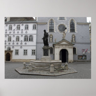 Poster Franziskanerplatz Viena Áustria
