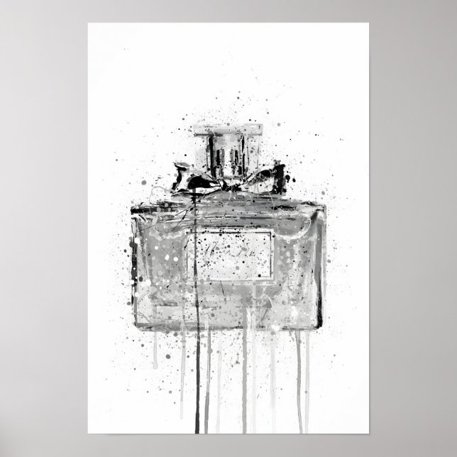 Poster Frasco de Fragrância de Presente de Natal 'Candy F (Frente)