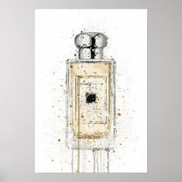 Poster Frasco de Fragrância de Presente de Natal 'Pale Go